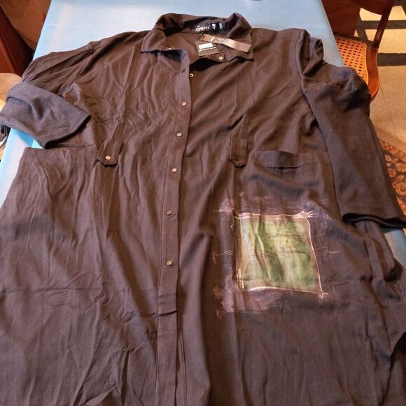 NWT Longvis XL Japanese Brand Punk Style Jacket/Smock - Picture 1 of 11